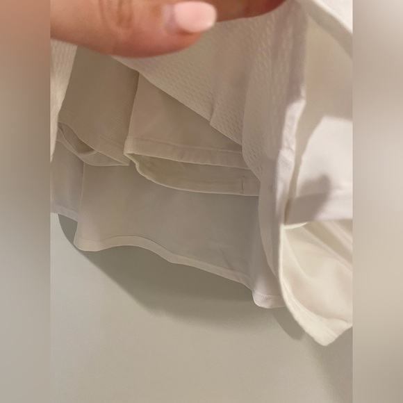 Athleta- White Athletic Skort-Size Medium(Tall) - Picture 3 of 7